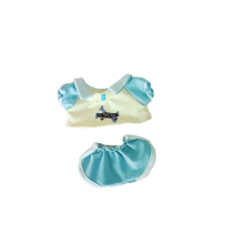 (Estilo B) Muñeco de peluche de algodón, juguete con atuendo intercambiable, sudadera con pantalones cortos, regalo