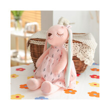 (Rosa, 35 cm/13,77 pulgadas) Conejo de peluche, muñeco de conejo, juguetes para niños, regalo de cumpleaños, conejito