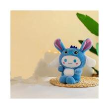(Estilo D) Muñeca de peluche Kuromi Stitch para niña, exquisita y a la moda, lindo regalo de cumpleaños