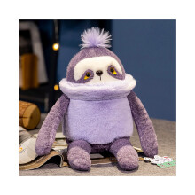 (Morado) Juguetes de peluche Folivora Lindos y cómodos Juguetes de almohada para dormir para niños Regalo