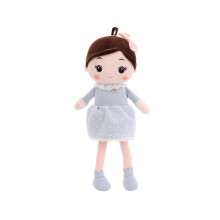 (Azul) Muñeca de juguete de niña creativa Material de peluche Almohada Regalo Cómodo Suave Belleza
