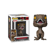 (Velociraptor) 9cm Jurassic Pop Park Velociraptor Dilophosaurus Pvc Lahjakeräily