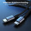 UGREEN USB-C auf USB-C, abgewinkelt, 1 m - Grau/Schwarz 6