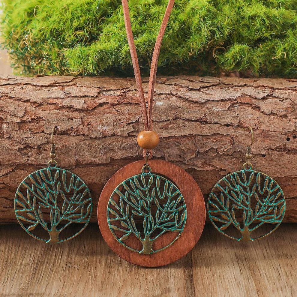 Bohemian Jewelry Set: 3 Earrings & Necklace For Matching Daily Outfits & Parties