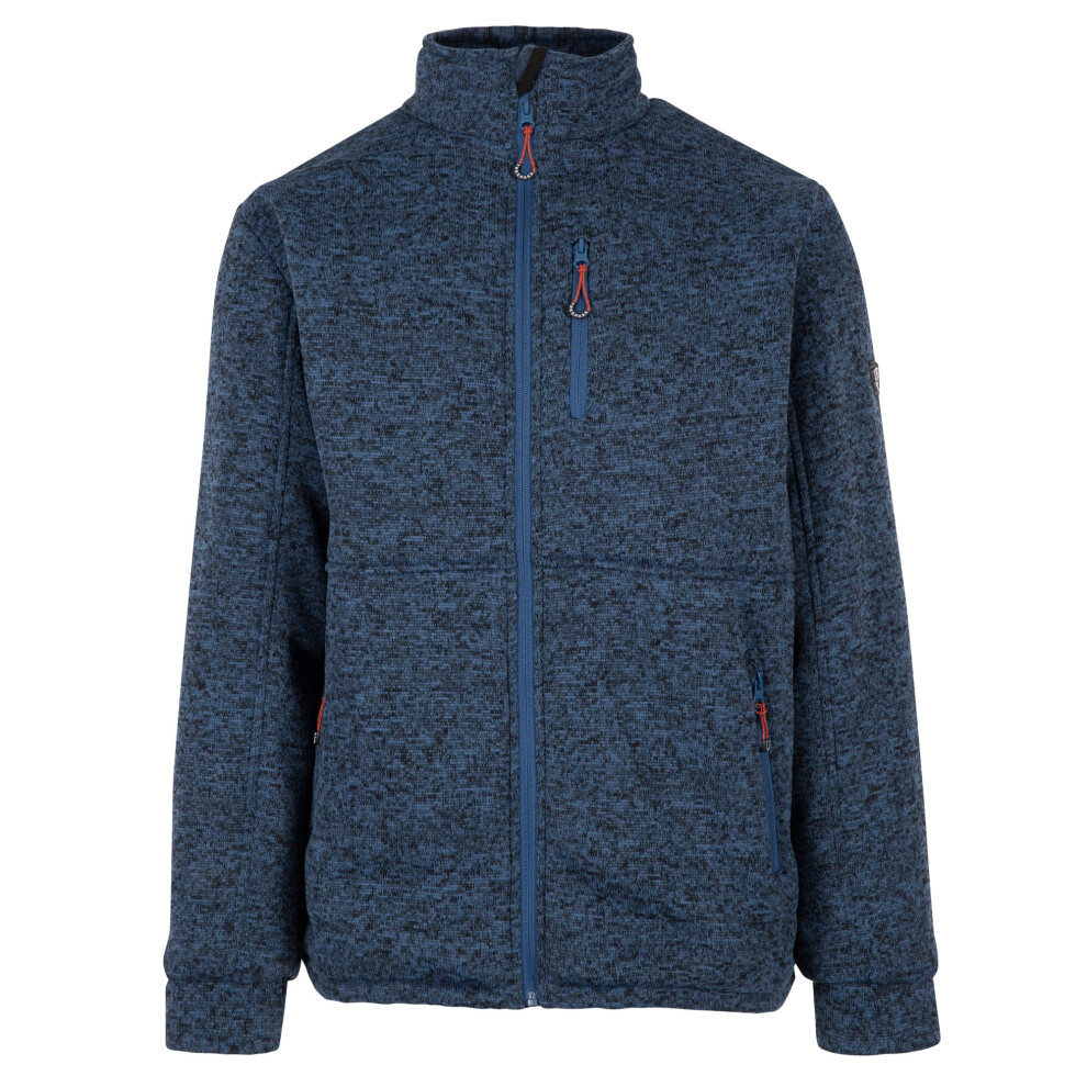 (S, Smokey Blue) Trespass Mens Ampney Marl Fleece Jacket