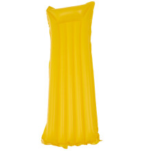 Flotador reclinable y flotador inflable de PVC con drenaje para niños y adultos (amarillo)