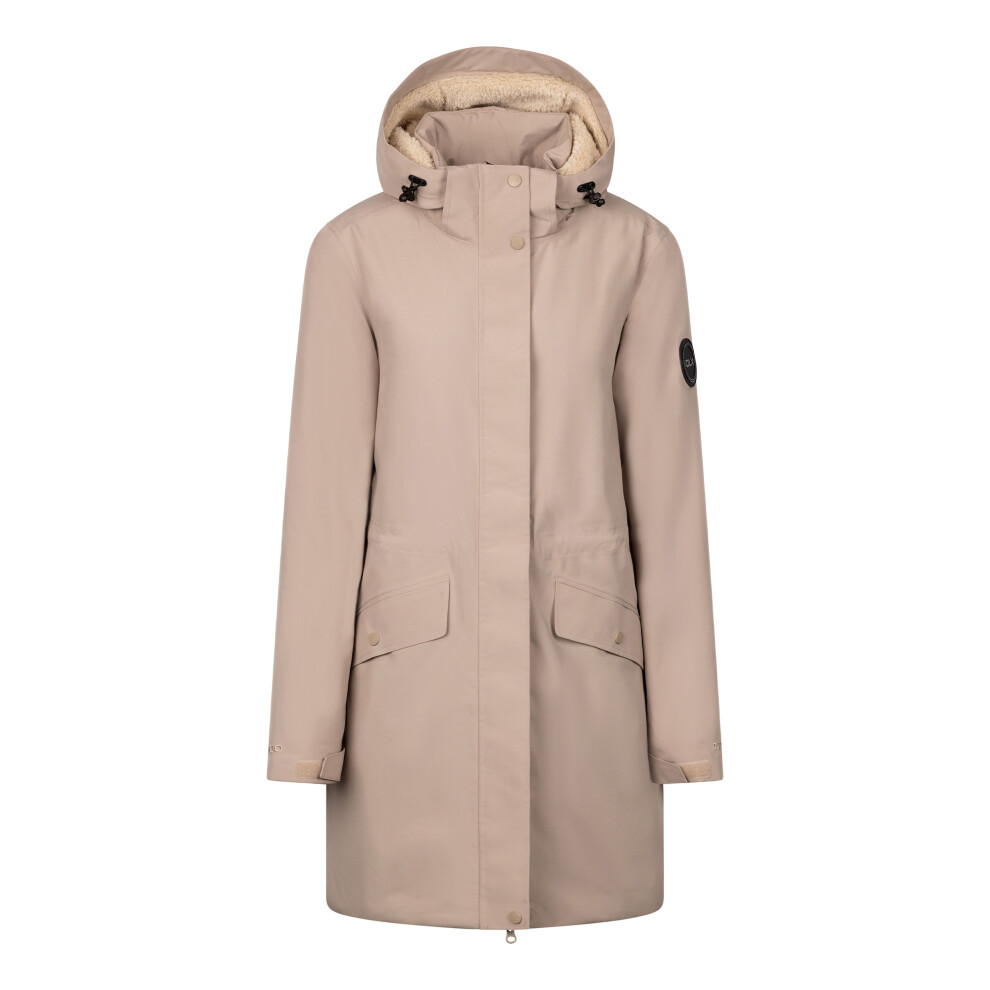 (XL, Sand) Trespass Womens/Ladies Deborah DLX Waterproof Jacket