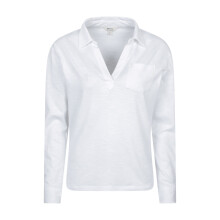 (6 UK, White) Mountain Warehouse Womens/Ladies Brae Relaxed Fit Polo Shirt