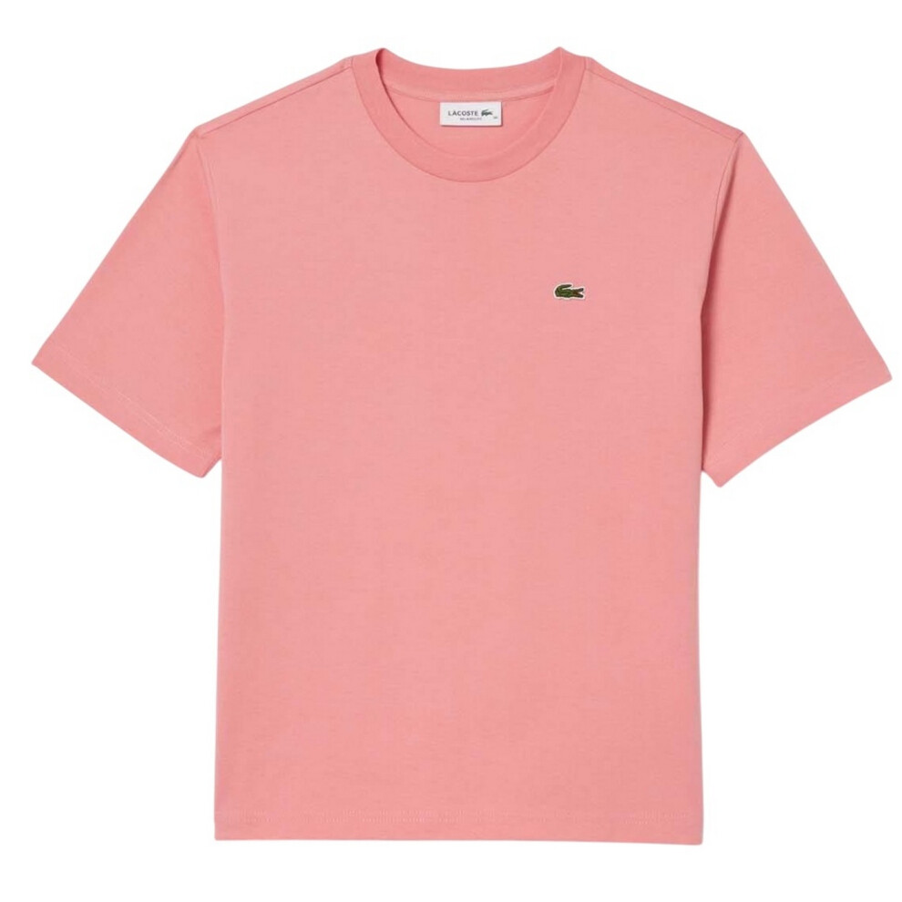 (6 UK, Pink) Lacoste Womens/Ladies Cotton Soft Relaxed Fit T-Shirt