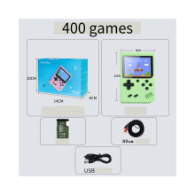 (Green 400) Video Retro Handheld Game Console Gameboy Builtin Classic Games Kids Gift Fun