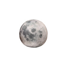(Luna, 27 cm/10,62 pulgadas) Juguete Planeta Almohada esférica rellena Tierra Luna Marte Cojín Regalo para fanáticos