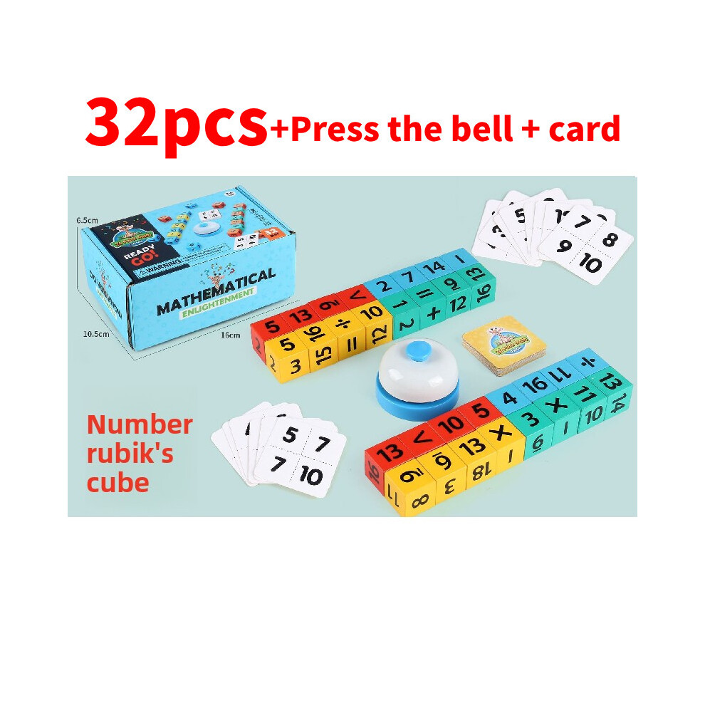 (32pcs) magnetic Cube Number Kids Early Learning Educational Math Puzzle Toy Gift-image-OPC-PHFTQWJ-NEW