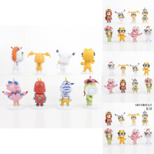 Hauskat Digimon Adventure -lelumallit, joissa on poikkeuksellinen PVC-laatu ja 8 muunnelmaa