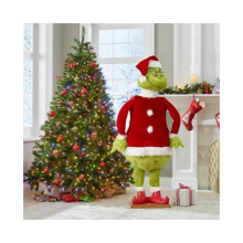 Peluche di grandi dimensioni, 60 cm, Grinch di Natale, morbido, regalo di Natale per bambini.