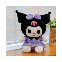 (Kuromi, 50cm) Sanrio Melody Kuromi Pehmolelu Sarjakuva nukenheittotyynyn koristelu lapsille lahja