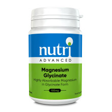 Nutri Advanced Magnesium Glycinate 100mg High Strength Supplement - Sleep Support - Easily Absorbable, Gentle on Digestion - 120 Tablets