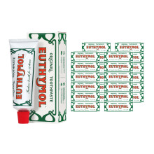 Euthymol Original Toothpaste Bundle – 24 x 75ml Fluoride-Free Toothpaste for Plaque Removal, Antibacterial, Cavity & Gum Care, Healthy Enamel, Daily