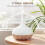 ASAKUKI Essential Oil Diffuser, 300ml Large Capacity Aromatherapy Ultrasonic Cool Mist Humidifier with 7 LED Lights, 4 Timer, Auto Shut-Off Function 5
