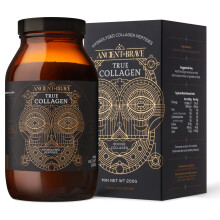 Ancient + Brave True Collagen 200g - Grass-Fed Bovine Collagen Powder - 100% Hydrolysed Collagen Peptides (Type 1) High Protein Supplements for Women