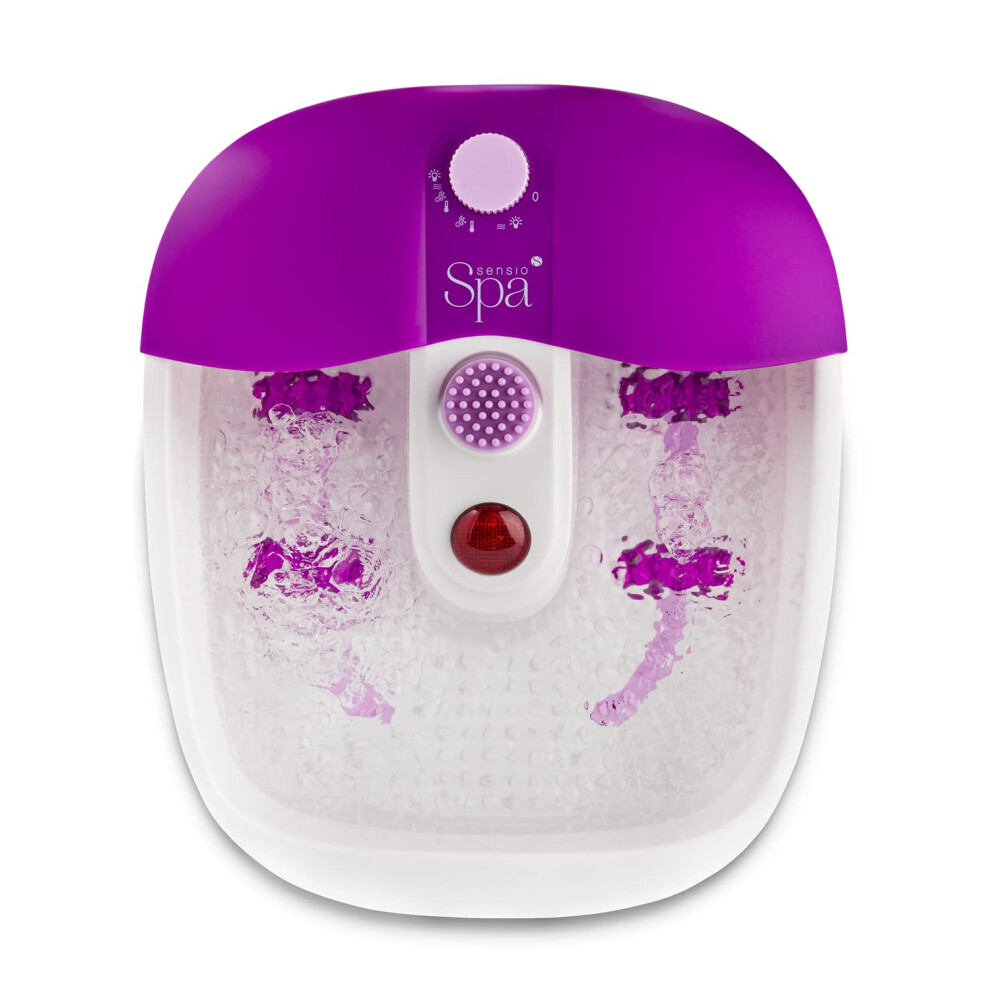 Sensiohome Sensio Spa Foot Spa Massager Pedicure Bath Nine Accessories Pamper Your Feet With Heat Bubbles And Massaging Tools All In One Home Salon Therapeutic