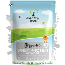 Organic Whey Protein Powder (600g) - Grass Fed Unflavoured Organic Protein Powder by TheHealthyTree Company - Low Carb Natural Protein for Muscle Gro