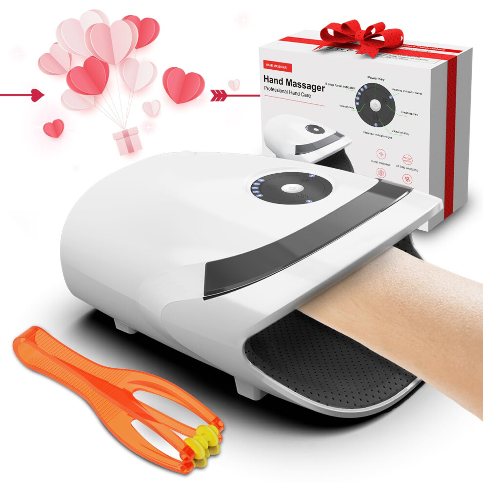 Xllent Fathers Gifts For Husband From Wife Daughter - Hand Massager With Compression & Heating,Personalised Birthday Gifts For Women,Grandma Gifts For Women