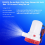 2000GPH Marine Water Bilge Pomp Dompelbaar Jacht Boot 12V rood 5