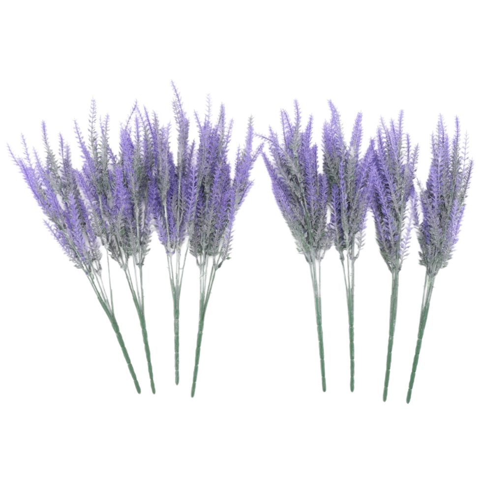 Fiori Di Lavanda Artificiali 8 Pezzi Con Finta Plastica Per Decorazioni Da Tavola