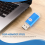 USB Memory Stick Flash Pen Drive U Disk for PC TV Blue 16GB 5