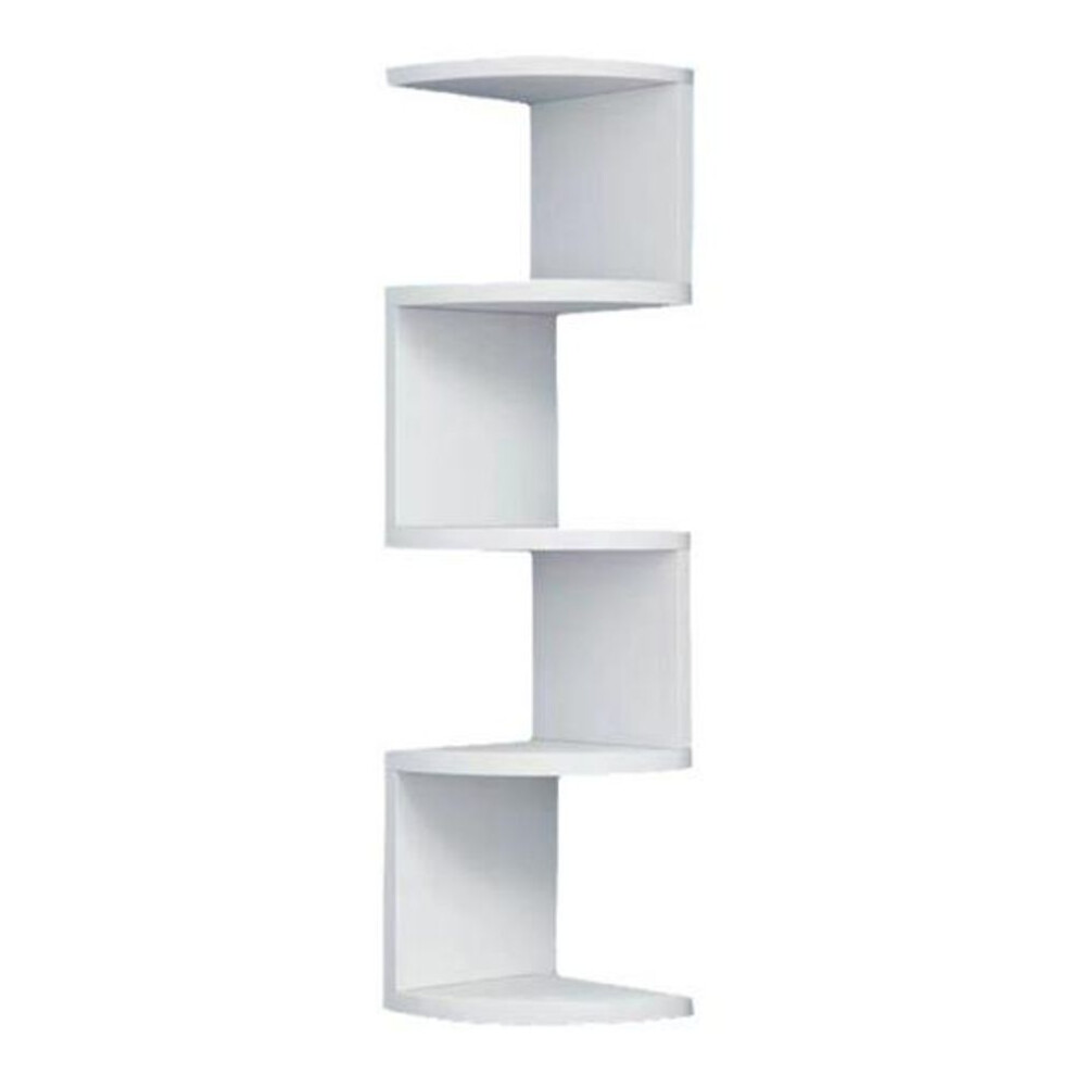 (white) Yousheng Multi-layer Wall Shelves High Stability Strong Load-bearing Simple Installation Easy To Clean Floating Shelves Corner Bookshelves