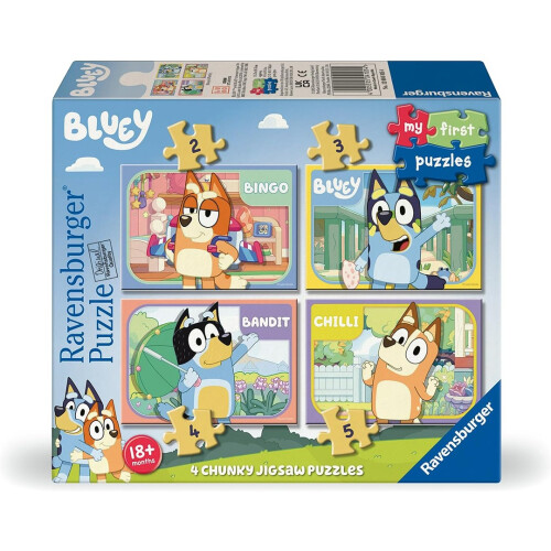 Ravensburger Ravensburger Bluey My First Puzzles (2 3 4 5 Pieces) - Jigsaw Puzzle
