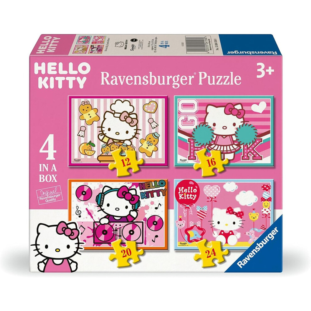 Ravensburger Hello Kitty 4 In A Box Jigsaw Puzzles