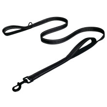 Reflective Dog Leash 6Ft Long,Traffic Padded Two Handle ,Double Handles Lead for Training Control - Leashes Large Dogs or Medium