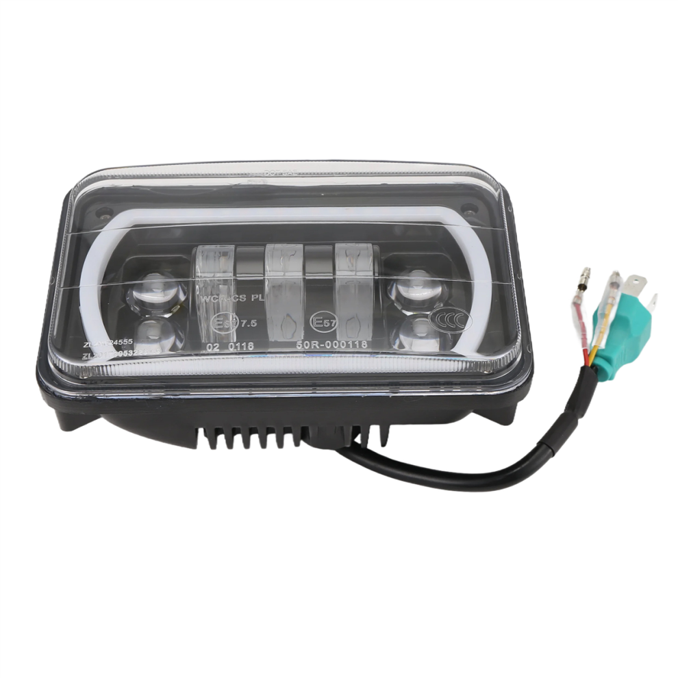 4X6 Zoll Led Scheinwerfer Lampe Drl Scheinwerfer Kristallklar Hi-Lo Strahl FüR Lkw-image