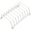 2 Pcs Toast Bread Rack Holder 8 Slice Holes Tool Cooling Grid Rectangle Air Fryer Accessories Organizer 8