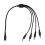 1 tot 4 DC-voeding 4-poorts splitteradapteradapterkabel CCTV-camera 1