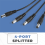 1 tot 4 DC-voeding 4-poorts splitteradapteradapterkabel CCTV-camera 7