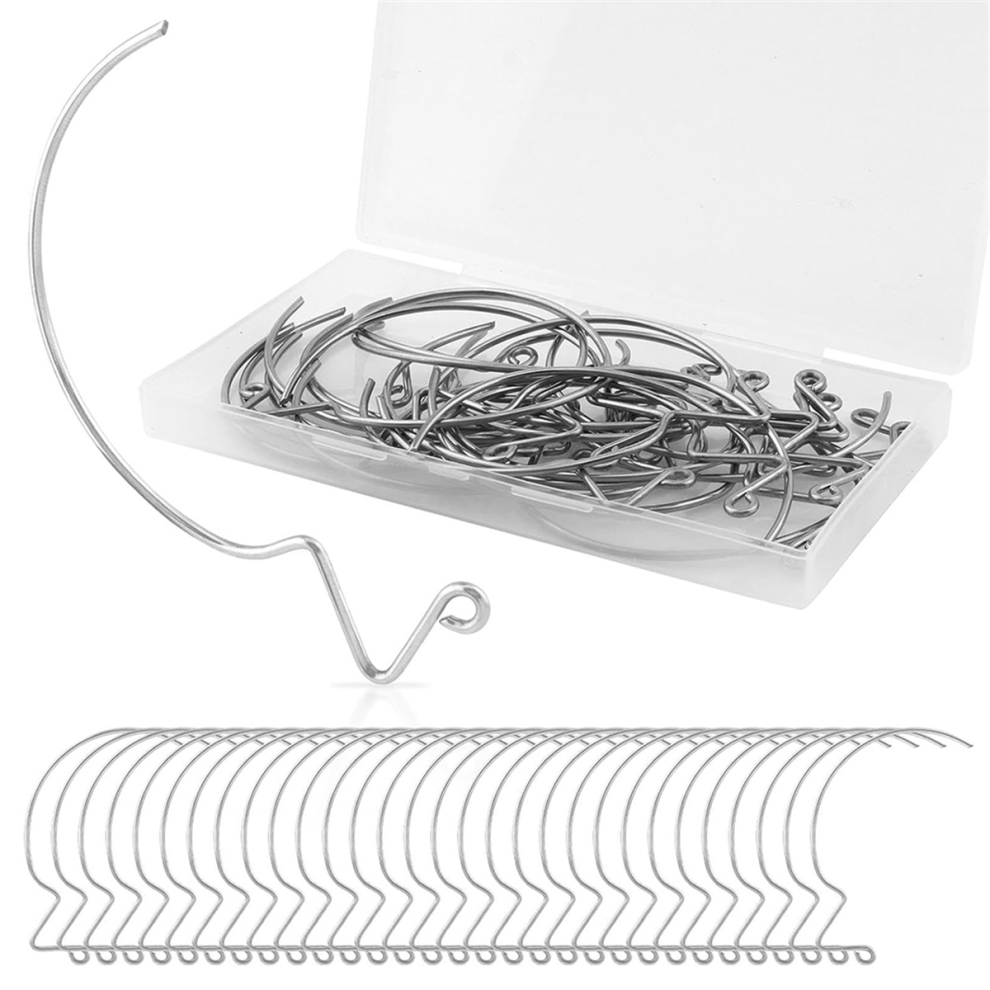 30 Pcs Monkey Hooks Super Stainless Steel Picture Hangers Wall Without Nails 4852404154645