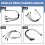 1 tot 4 DC-voeding 4-poorts splitteradapteradapterkabel CCTV-camera 10