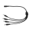 1 tot 4 DC-voeding 4-poorts splitteradapteradapterkabel CCTV-camera 4