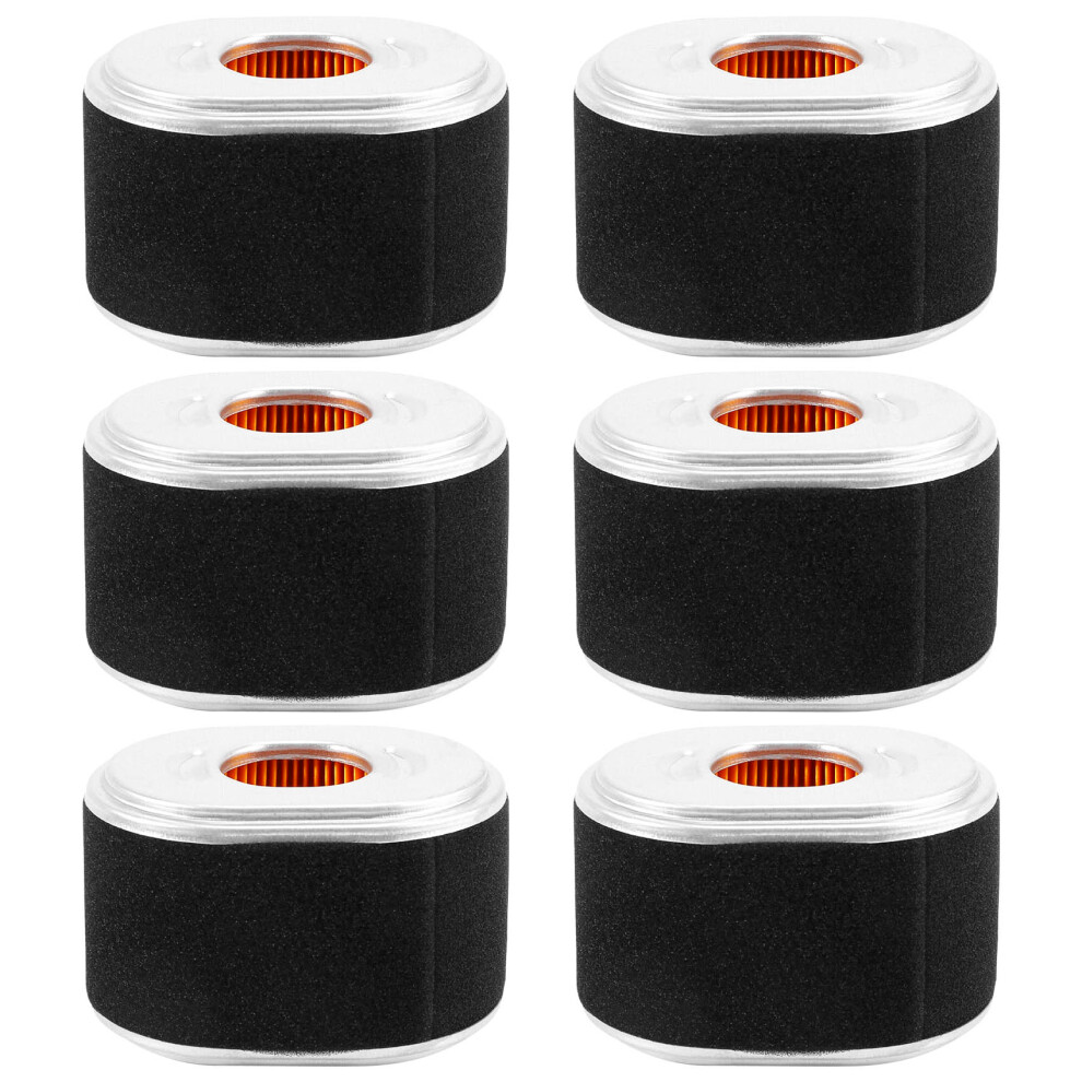 6X Air Filter For Gx120 Gx140 Gx160 Gx200 17210-Z4m-821 17210-Ze1-821 -4274 Afze18 17210-Ze1-517 5.5/6.5Hp Black 4853114348782
