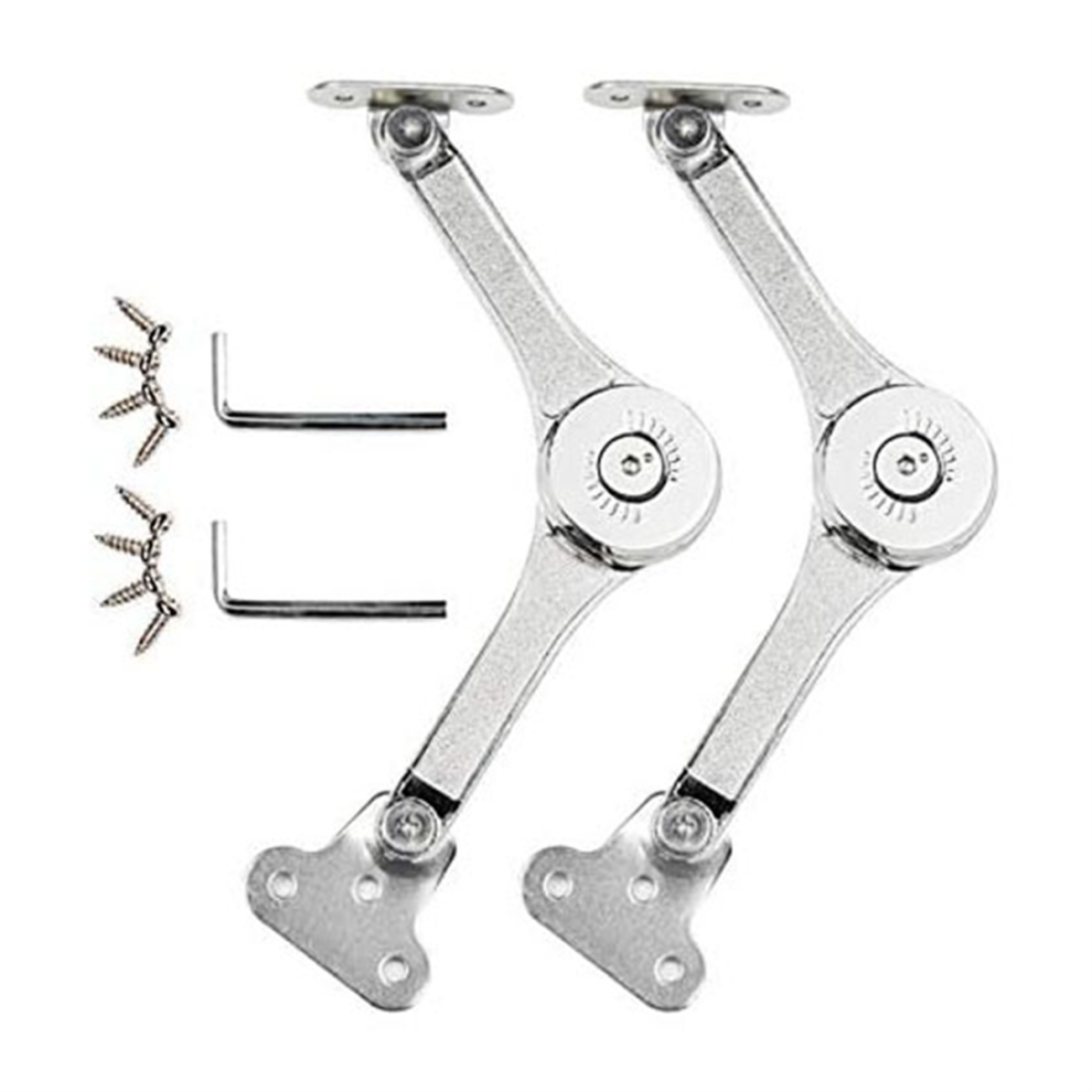 Heavy Duty Hinge Lid Support Soft Close Chest for Cabinet Kitchen Wardrobe 2 PCS