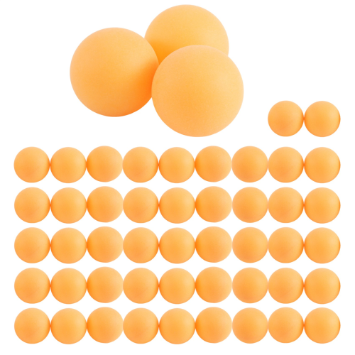 50- Pack Premium Pong Balls Advanced Training Table Ball Seamless Orange 2