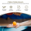 50- Pack Premium Pong Balls Advanced Training Table Ball Seamless Orange 5
