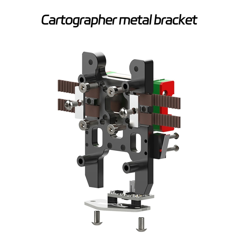 Cartograaf IDM-scanner-nivelleringssensor CNC-metalen beugel voor VORON 2.4/Trident 3D-printer Beacon 6061Aluminium