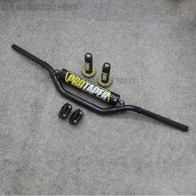 (Black, One size) Motorcycle Handlebar 820mm Black Pads For Pro Taper Handle Grips Cnc Handlebar Clamp Pit Bike Motocross 28mm
