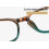 (Orange Leopard, +250) PC Big Frame Presbyopia Glasses Spring Hinge Reading Glass 3
