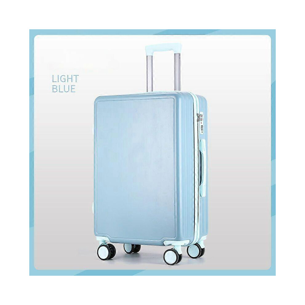 (24 inch, Mint Green 881) Carry-on With Wheel Suitcase Rolling Cabin Luggage Bag Fashion Women Large Capacity Adult Travel Suitcases Trolley Luggage-image-OPC-PHFVFTK-NEW