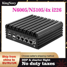 (Intel Celeron N5105, 8GB DDR4 256GB NVMe) New 2.5g Soft Firewall Router Pentium N6005 Celeron N5105 4 Intel I226-v 2500m Network Card Tpm2.0 3x4k@60hz Vpn Mini Server Pc