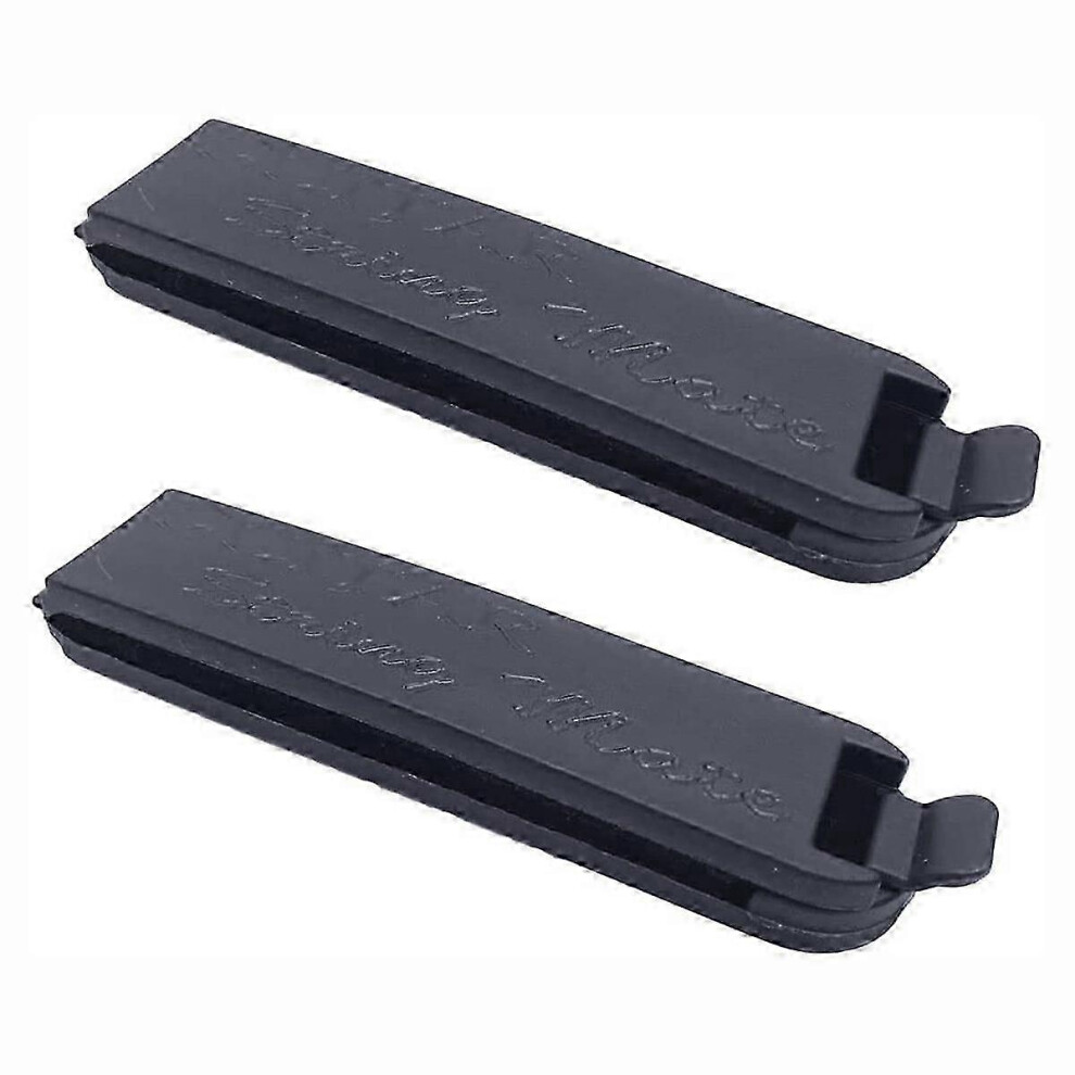 Kikidex (As Show, One Size) 2 Pack Guitar Bass String Mute Noise Reducer Damper Compatible With Folk Acoustic Folk Bass Guitars Practice